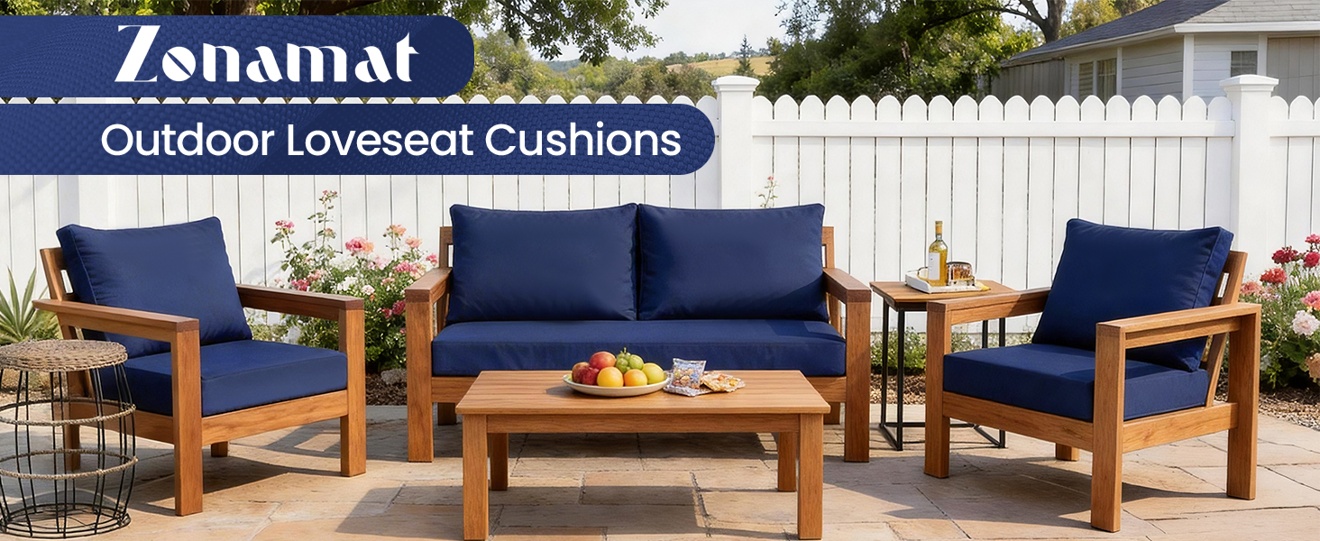 outdoor loveseat cushions