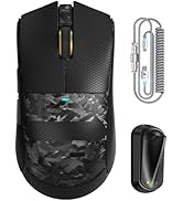 ATTACK SHARK X11 Ultra Carbon Fiber Wireless Gaming Mouse,8K Polling, PAW3950MAX Gaming Sensor,63...