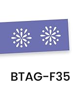 BTAG-F35 Label Tape: White on Purple