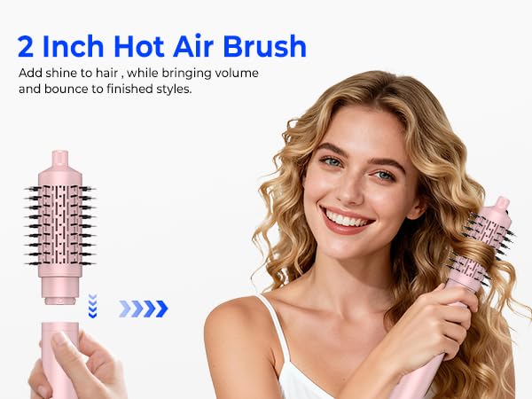 rotating brush hair dryer