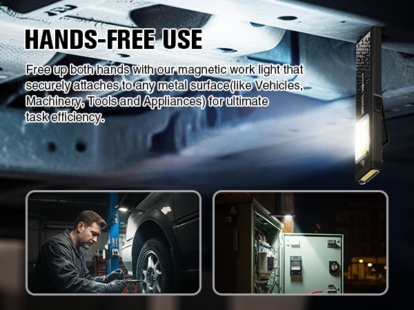 magnetic flat flashlight