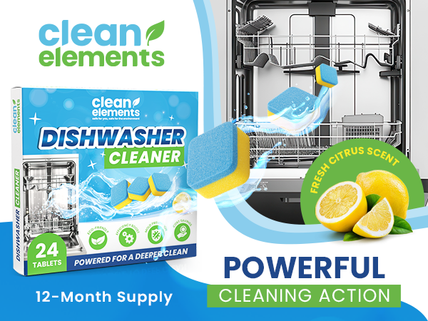 clean elements dishwasher cleaner tablets
