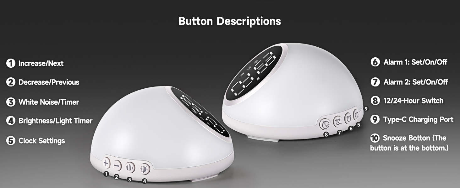 Alarm Clock for Bedroom