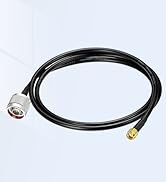 RP-SMA Male to N Type Male Low Loss RG58 RF Coaxial Cable 3ft