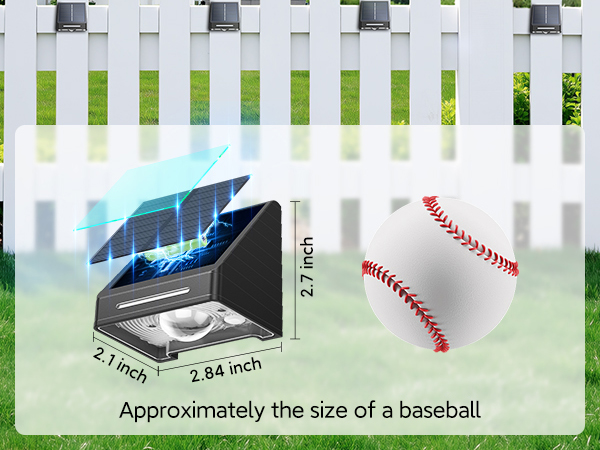 fence solar lights