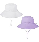 Toddler Sun Hat Baby Sun Hat Toddler Bucket Hat UPF 50+ Baby Girl Boy Sun Hat Smileing Face Sun H...