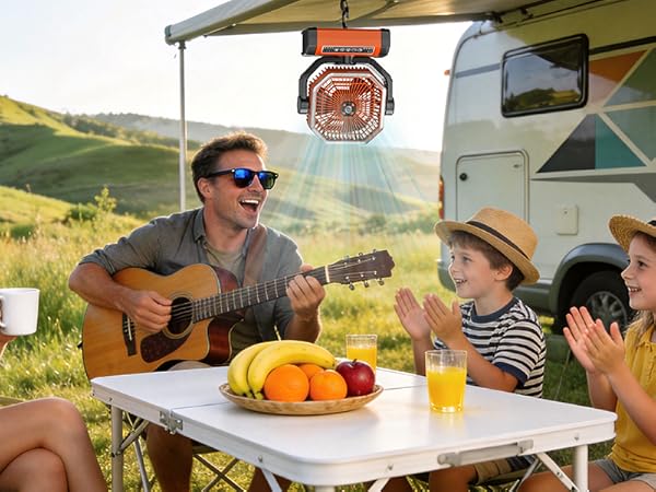 fan for camping