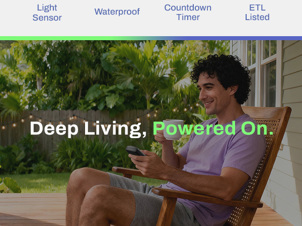 outdoor timer for lights