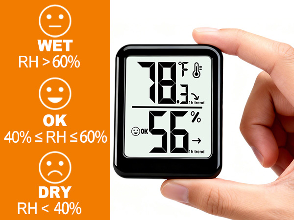 humidity accuracy: +/- 5%RH