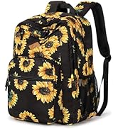 ZORFIN 26L Backpack for School, College, and Travel: Water Resistant Bookbag with 8 Compartments ...
