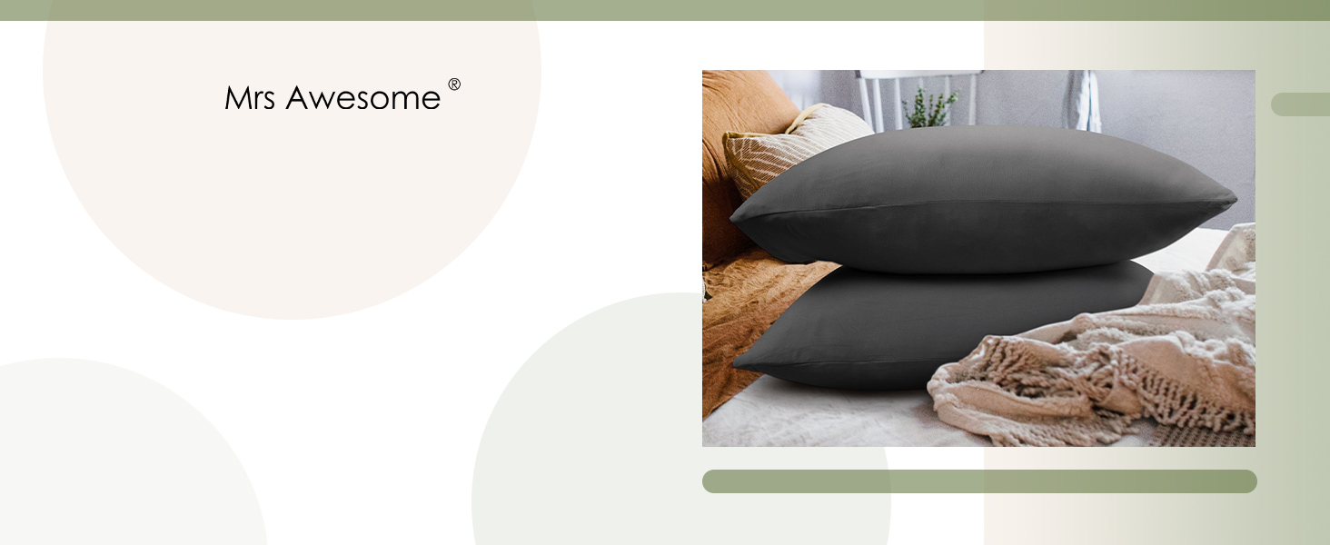 stretchy microfiber pillowcases easy on and off