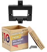 Grandstream Phone Wall Mount Bracket 10 Pack for GRP2601/2602/2603/2604/2610/2611 Desk Phones, Se...