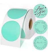 CLASSY Round Thermal Labels, 2" Thermal Label Stickers, Multi-Purpose Thermal Labels for Name Tag...
