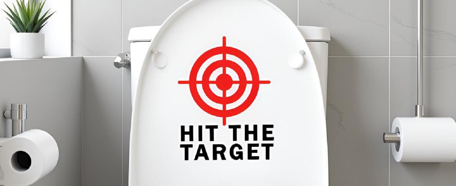 Toilet Bullseye Stickers