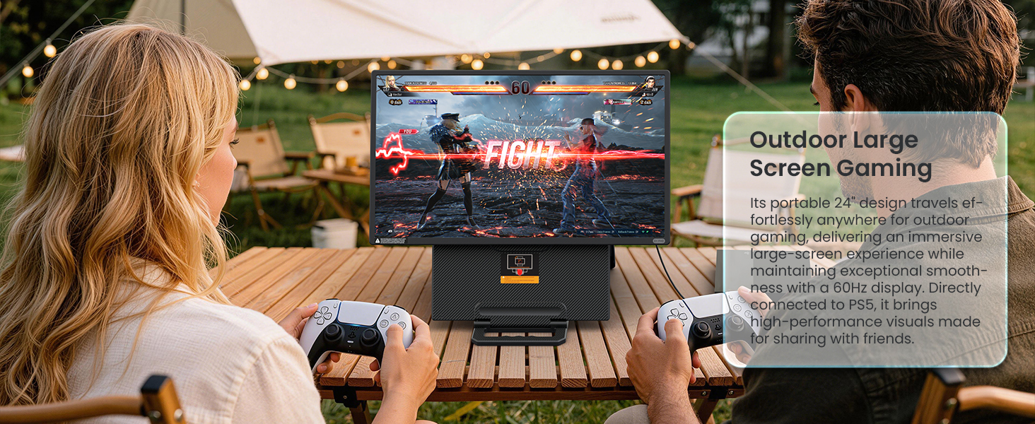 Outdoor Large Screen Gaming