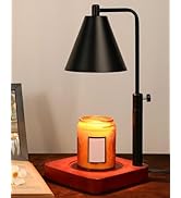 Modern Candle Warmer Lamp with Timer, Black Candle Lamp Warmer for Jar Candles, Birthday Gifts fo...
