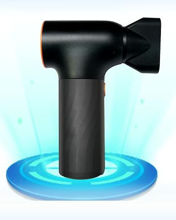 130000RPM High-Power PC Cleaner, 3 Speeds, Rechargeable Mini Blower