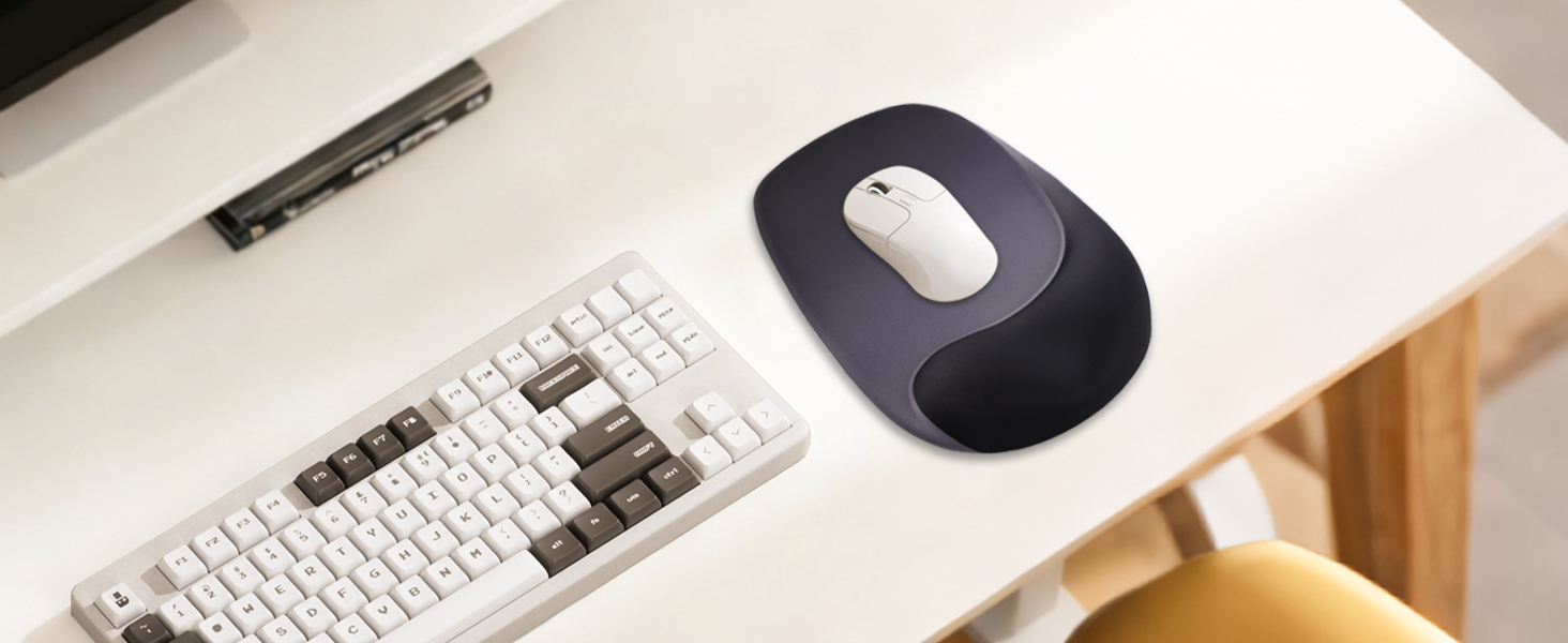 Mouse Pad with Wrist Rest Support