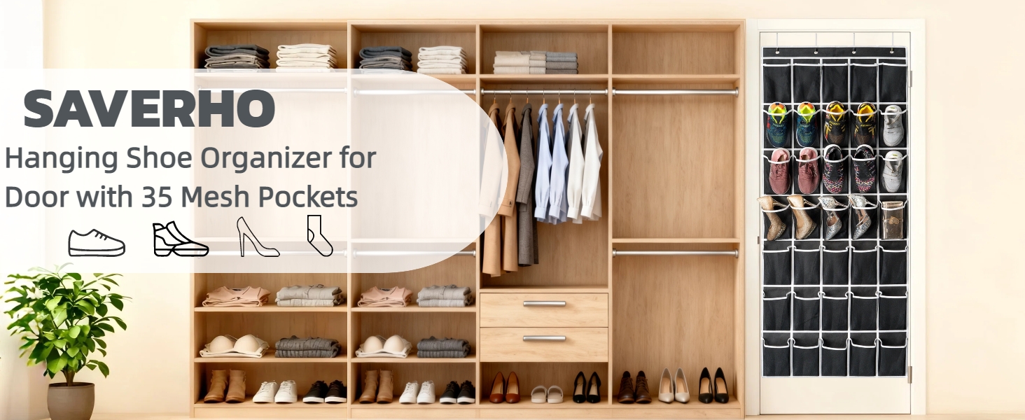 hanging shoe organizers--35pockets