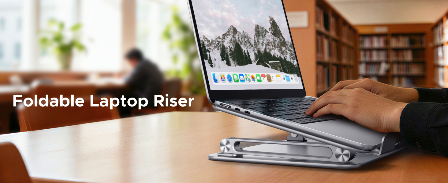 foldable laptop riser