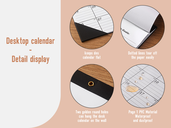 desk calendar 2026-2027