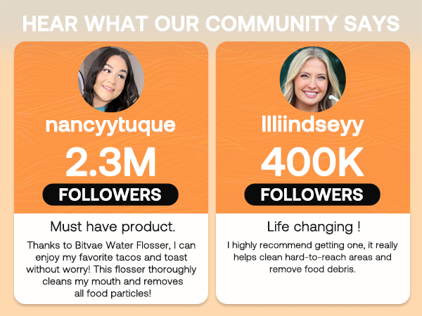 water dental flossser