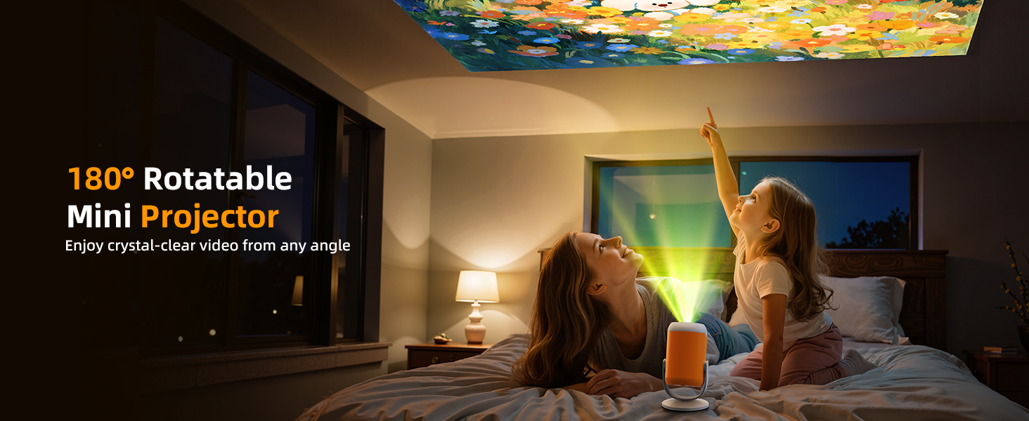 wepvo rotatable Projector