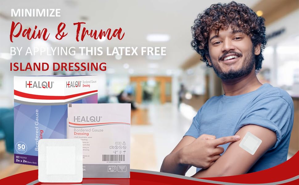 wound dressings and bandages, non latex bandages, large gauze pads self adhesive, alldress 4x4