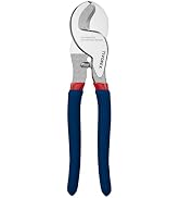 10 inch Cable Cutter, High Leverage Cable Cutter, Heavy Duty Battery Wire Cable Cutter for Alumin...