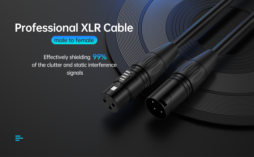 male to female xlr