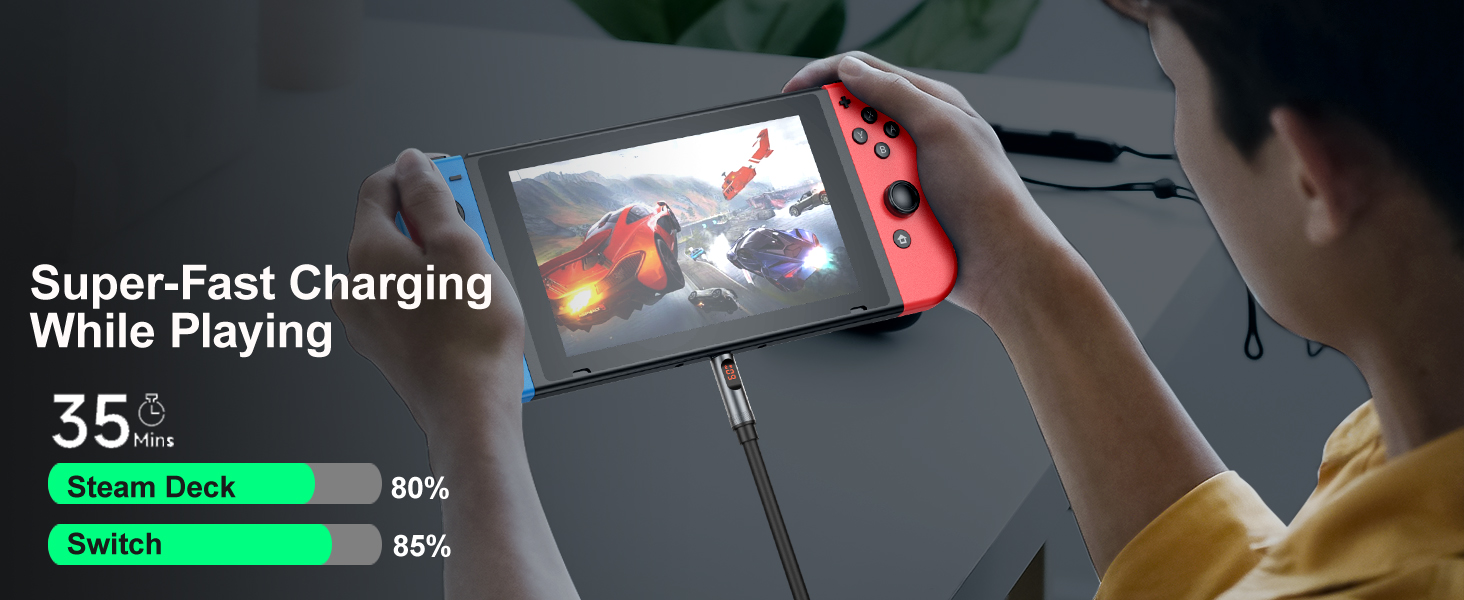 240w usb c cable with display