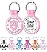 ilFindYou Silicone Dog Tags Personalized for Pets with QR, Emergency Contact Info, Anti-Lost...