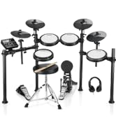 Electric Drum Sets- Donner Electronic Drum kit Adults with 5 Drums 4 Cymbals, 450 Sounds,Complete...