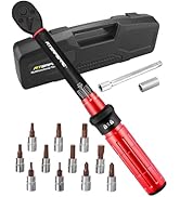 ATsafepro Inch Pound Torque Wrench-20-240 in.lb/2.3-27.1 Nm,1/4 Torque Wrench for Bike, Bicycle M...