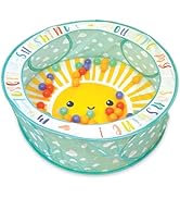 Infantino Pop-Up Ball Pit, 50 Colorful Balls, Easy Setup &amp; Storage, 35" Spacious Play Area, Brigh...