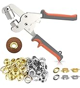 Grommet Kit NEU MASTER, Grommet Tool Kit 3/8 Inch Grommets Eyelet Plier Set with 500pcs Eyelets, ...