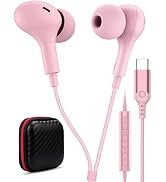 USB C Headphone for Samsung S26 S25 FE S24 A16 A17 Wired Earbuds Magnetic in-Ear Type C Earphone ...