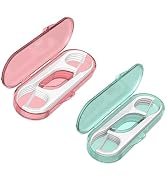 LIAMOSS Portable Dental Floss Picks 2 Case-Professional No Shred Floss Sticks-Perfect for Travel ...
