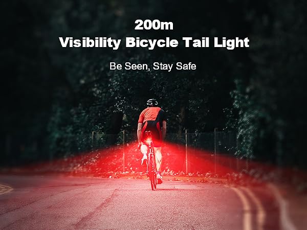 bicycle tail lights led rechargeable