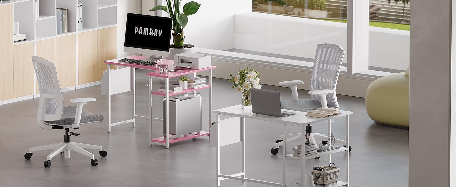 L shaped desk