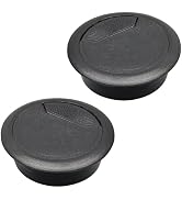 BOPOREAE Desk Grommet 2" (50 mm), Desk Cord Hole Cover, Cable Grommet ABS Plastic, Desk Hole Grom...