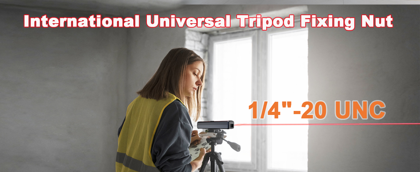 Laser Measuring Tool 165FT/50M Laser Measure Tool with High Accuracy IP54 Laser Distance Meters