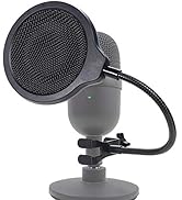 Seiren Mini Microphone Pop Filter Mask Shield For Razer Seiren Mini Microhone, 4 Inch 3 Layers Wi...