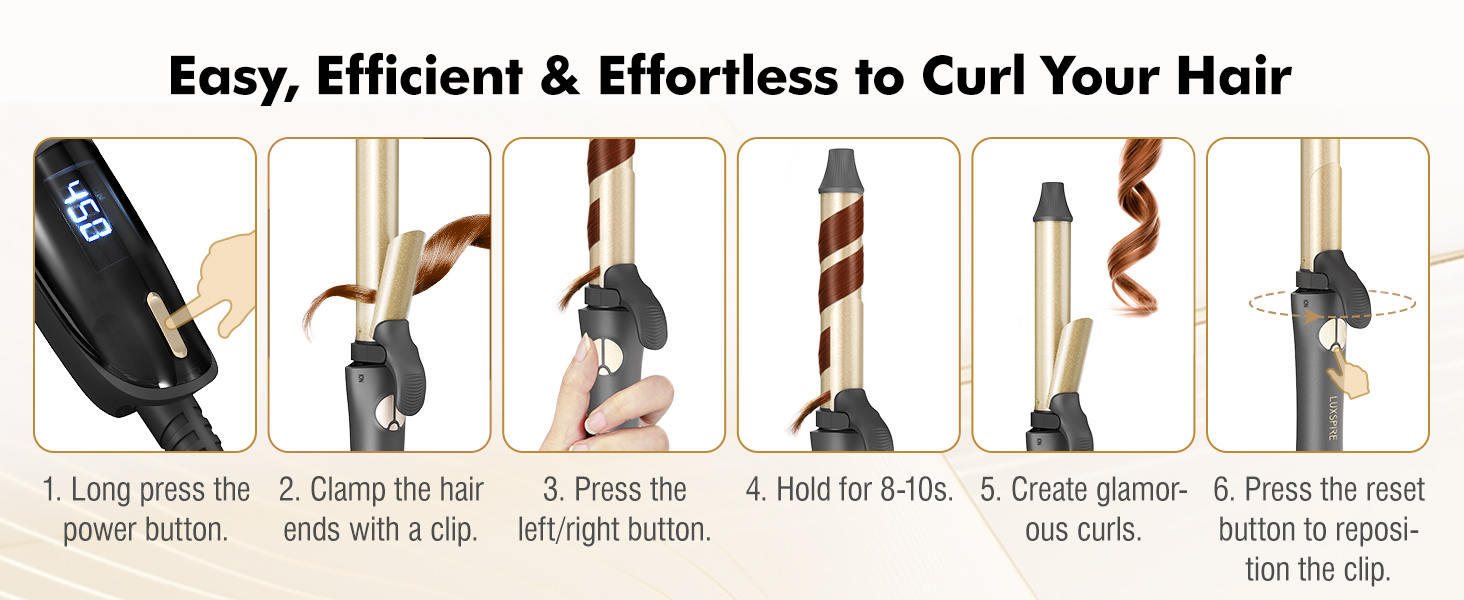 Rotating Curling Iron