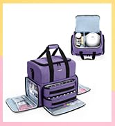 BAFASO Nail Polish Organizer Holds 80 Bottles (15ml - 0.5 fl.oz) and a UV Nail Lamp, Nail Polish ...