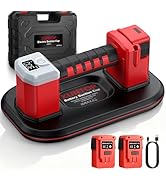 XUNTOP 661lbs/300kg Battery Suction Cup with Automatically Re-Pressurizes 10inch Dual-Motor Elect...