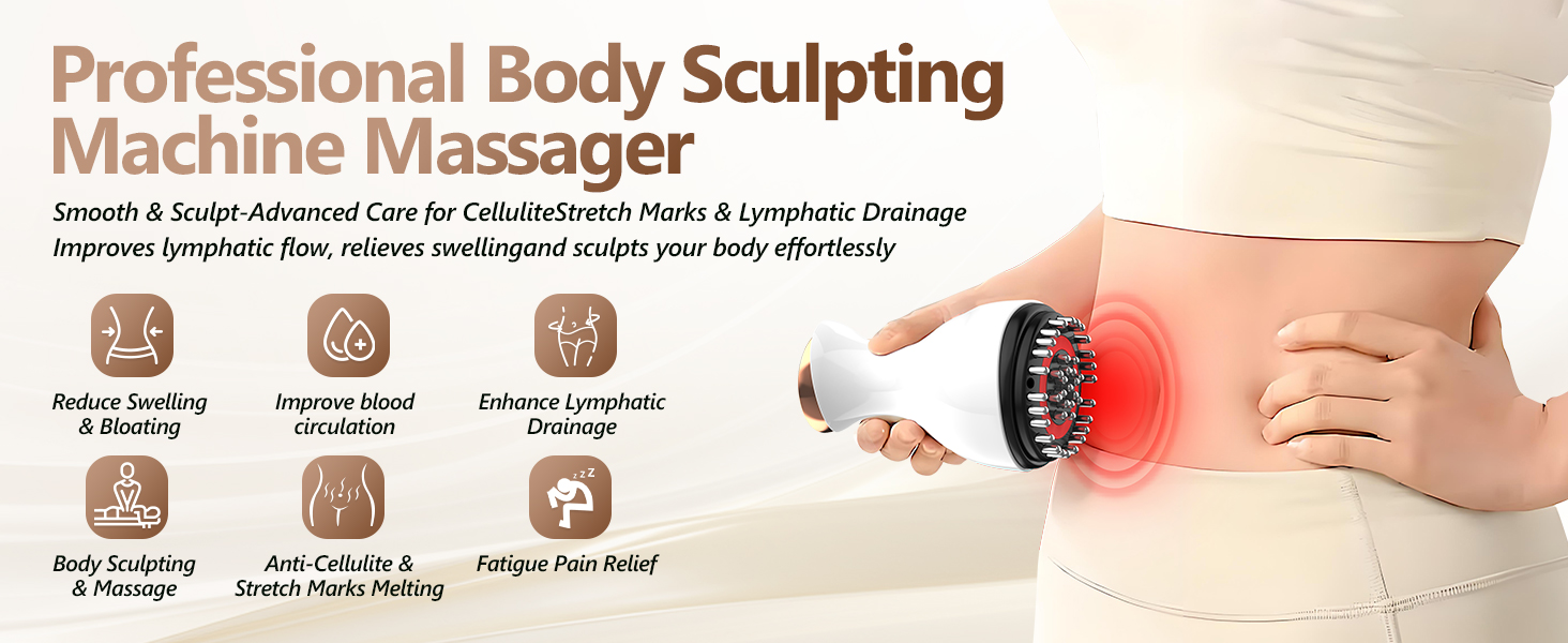 Effectively relieve fatigue lymphatic drainage massager