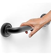 AquaChase 1-1/4 x 12in Heavy Duty Shower Grab Bar, Knurled, Bathroom Mobility Aid, Stablilization...