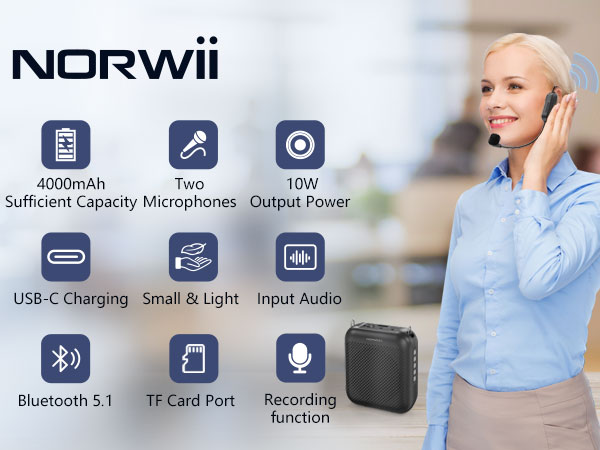 wireless microphone speaker