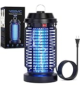 YISSVIC Bug Zapper Outdoor Indoor Waterproof Electric Mosquito Lamp Fly Zapper Killer Effective 4...